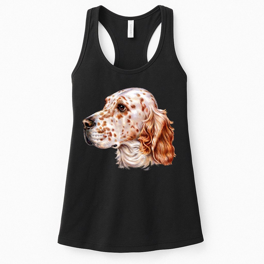 English Setter Dog Womens Tank Top