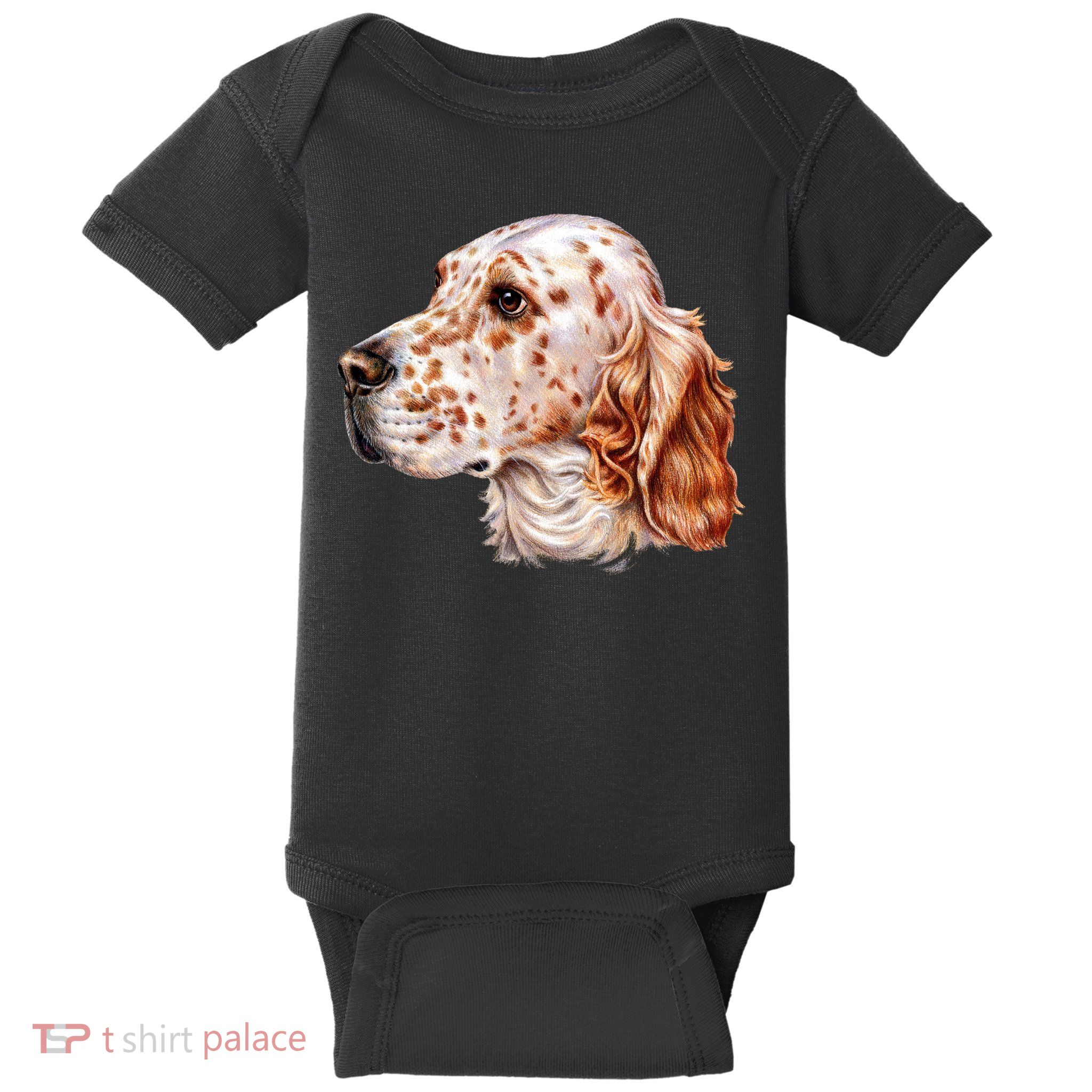 English Setter Dog Baby Bodysuit