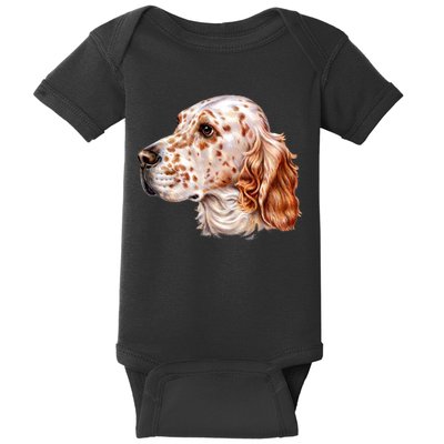 English Setter Dog Baby Bodysuit