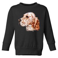 English Setter Dog Toddler Sweatshirt