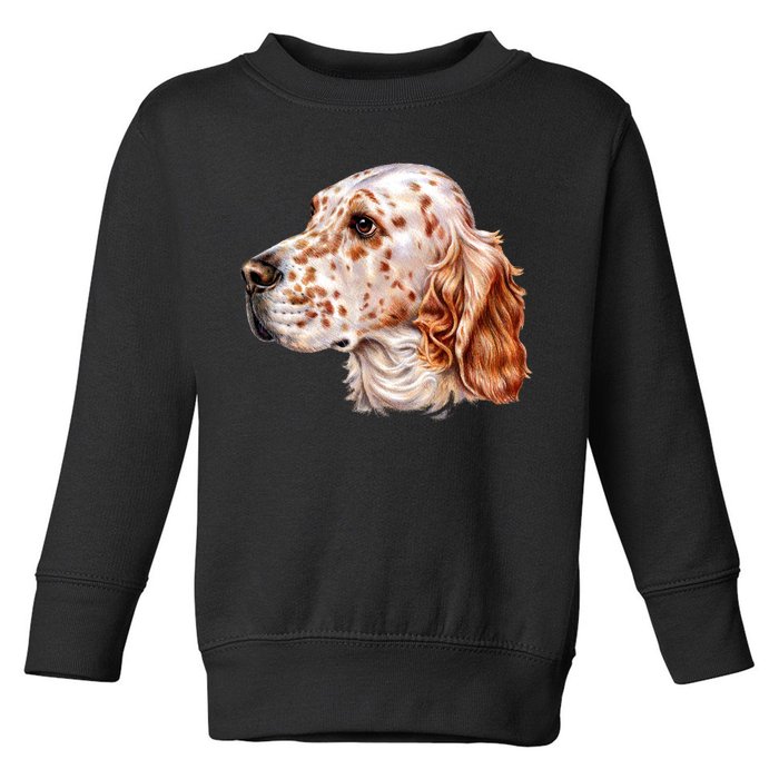 English Setter Dog Toddler Sweatshirt