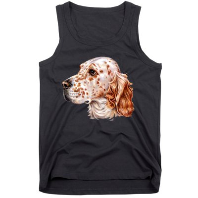 English Setter Dog Tank Top