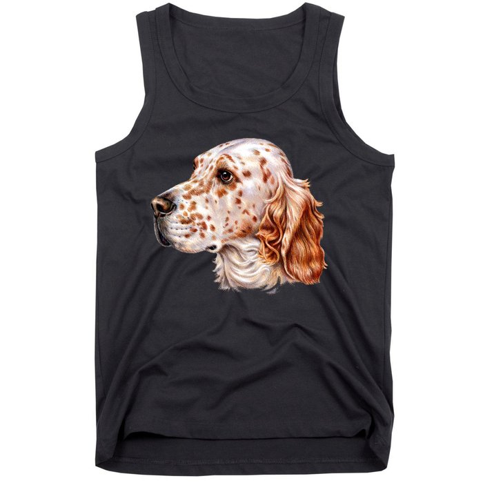 English Setter Dog Tank Top