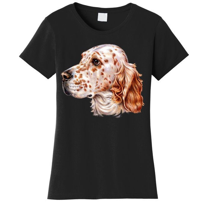 English Setter Dog Women's T-Shirt