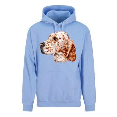 English Setter Dog Unisex Surf Hoodie