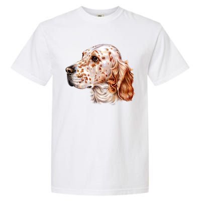 English Setter Dog Garment-Dyed Heavyweight T-Shirt