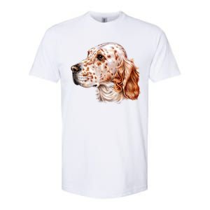 English Setter Dog Softstyle CVC T-Shirt