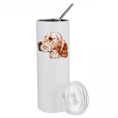 English Setter Dog Stainless Steel Tumbler