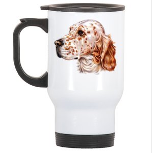 English Setter Dog Stainless Steel Travel Mug