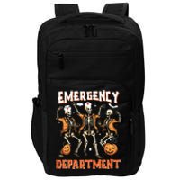 Er Nurse Halloween Room Emergency Department Funny Skeletons Impact Tech Backpack