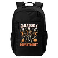 Er Nurse Halloween Room Emergency Department Funny Skeletons Daily Commute Backpack