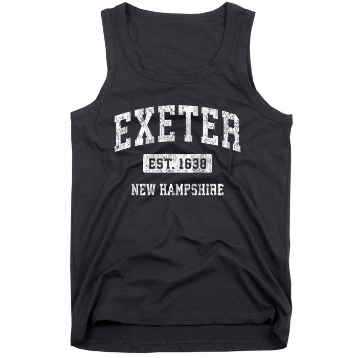 Exeter New Hampshire Nh Vintage Sports Established Tank Top