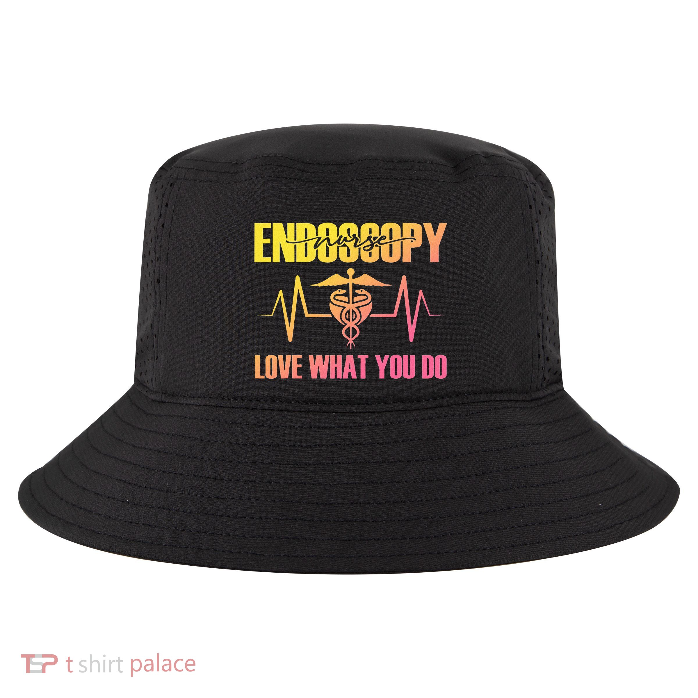 Endoscopy Nurse Heartbeat Love What Do Colon Cool Comfort Performance Bucket Hat