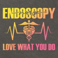 Endoscopy Nurse Heartbeat Love What Do Colon Cotton Canvas Backpack