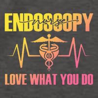 Endoscopy Nurse Heartbeat Love What Do Colon Vector Backpack