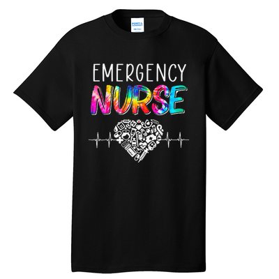 Er Nurse Heart Appreciation Day Emergency Room Nursing Life Tall T-Shirt