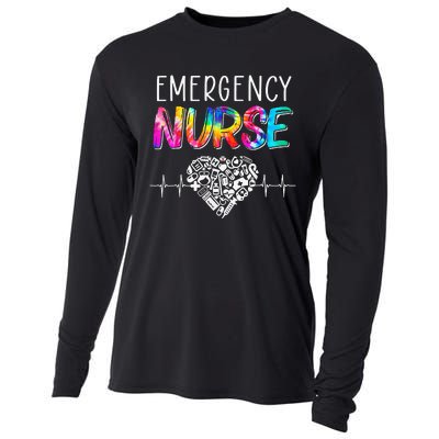 Er Nurse Heart Appreciation Day Emergency Room Nursing Life Cooling Performance Long Sleeve Crew