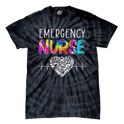 Er Nurse Heart Appreciation Day Emergency Room Nursing Life Tie-Dye T-Shirt