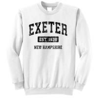 Exeter New Hampshire Nh Vintage Established Sports Design Sweatshirt