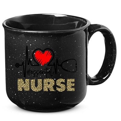 Essential Nurse Heartbeat Nurse Gift 15oz Campfire Ceramic Mug