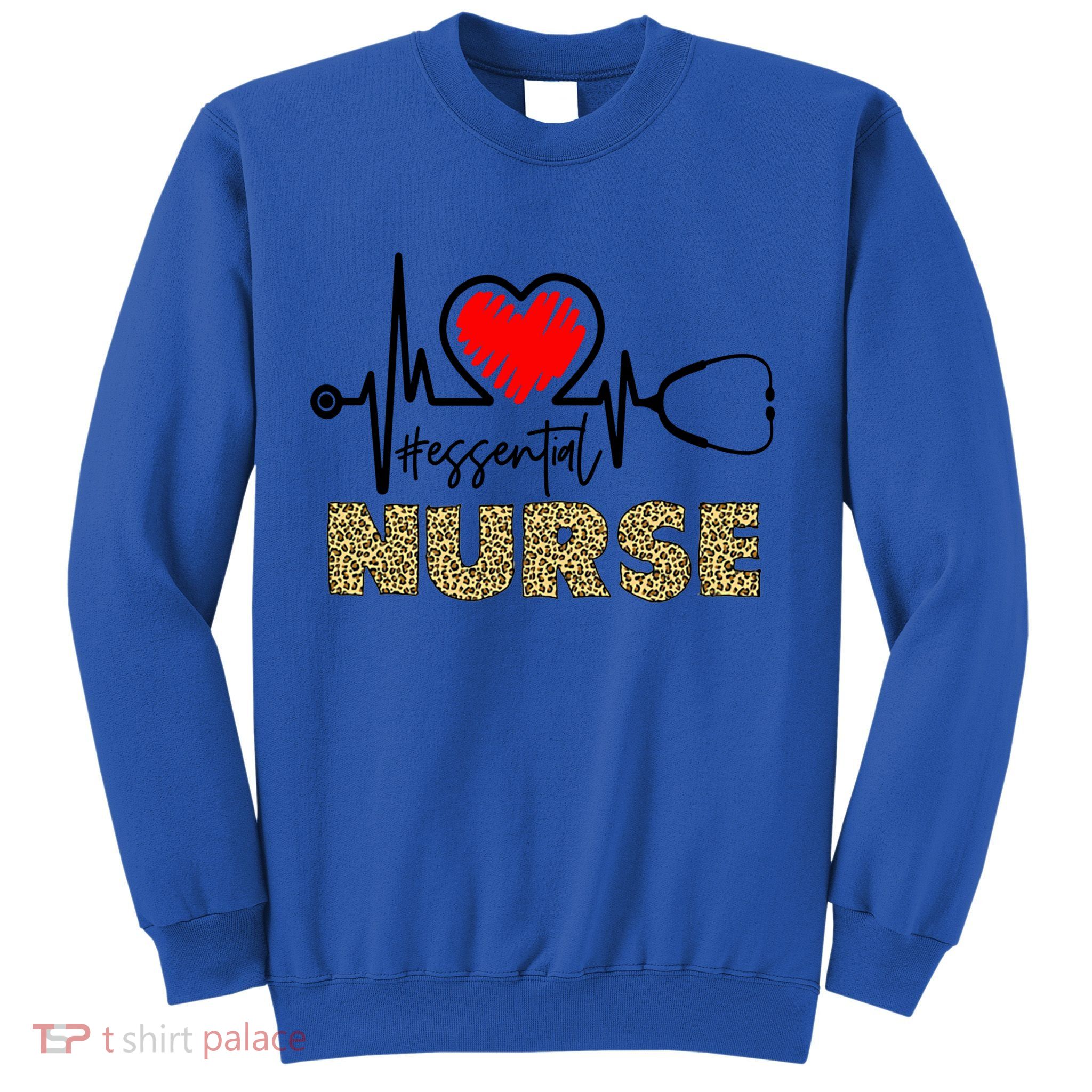 Essential Nurse Heartbeat Nurse Gift Sweatshirt
