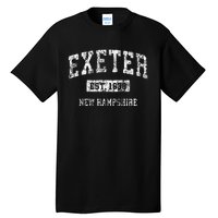 Exeter New Hampshire Nh Vintage Sports Established Design Gift Tall T-Shirt