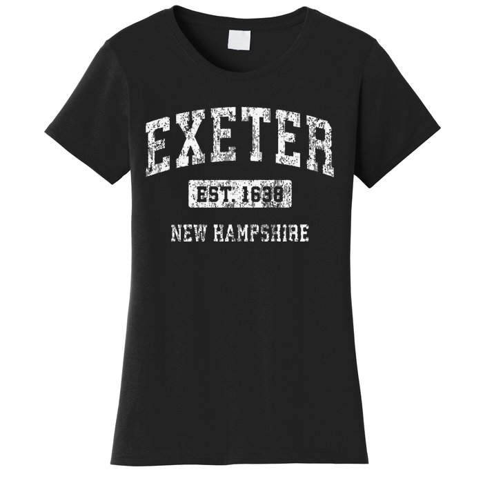 Exeter New Hampshire Nh Vintage Sports Established Design Gift Women's T-Shirt