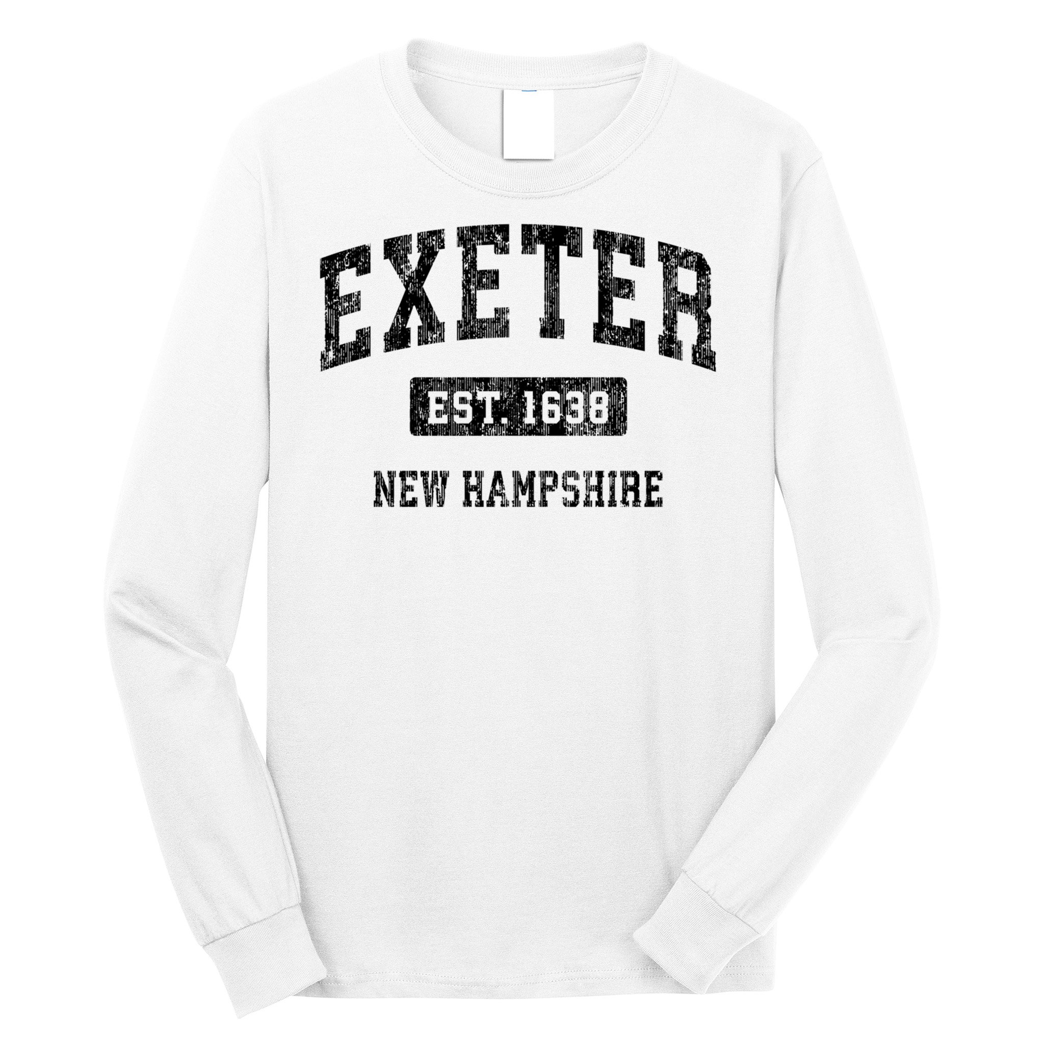 Exeter New Hampshire NH Vintage Sports Long Sleeve Shirt