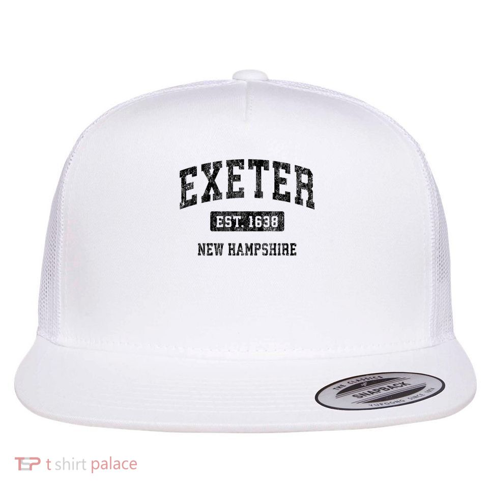 Exeter New Hampshire NH Vintage Sports Flatbill Hat