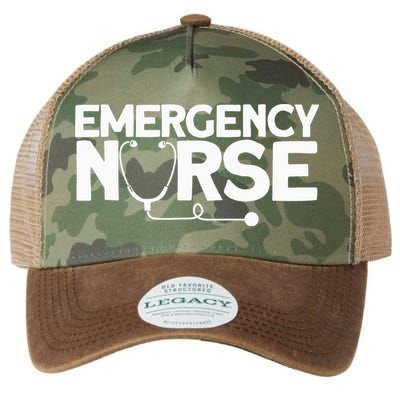 Emergency Nurse - Humorous Nursing Nurse Legacy Tie Dye Trucker Hat
