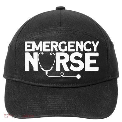 Emergency Nurse - Humorous Nursing Nurse 7-Panel Snapback Hat