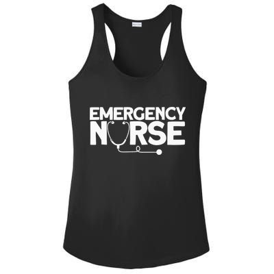 Emergency Nurse - Humorous Nursing Nurse Ladies PosiCharge Competitor Racerback Tank