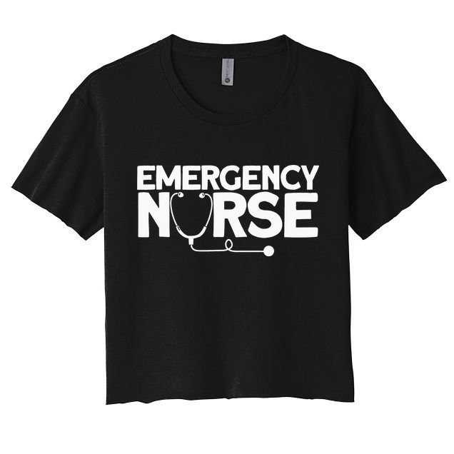 Emergency Nurse - Humorous Nursing Nurse Crop Top