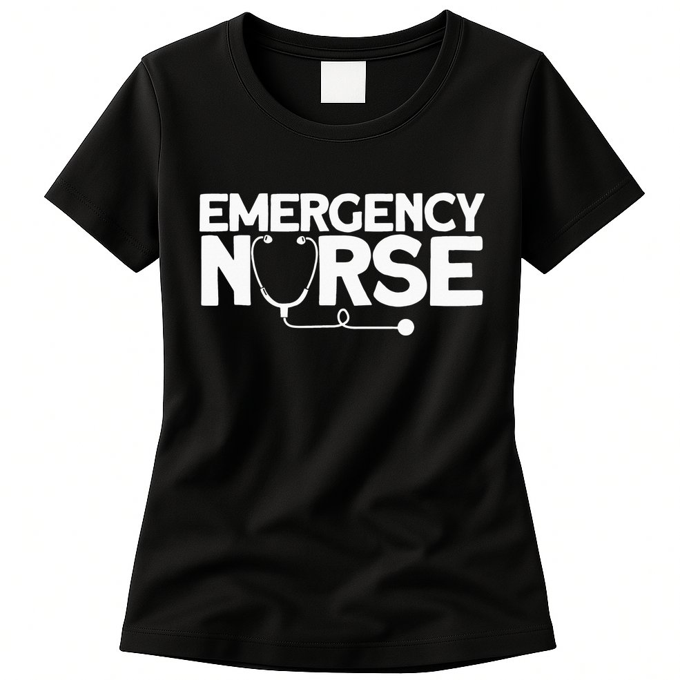 Emergency Nurse - Humorous Nursing Nurse Womens T-Shirt