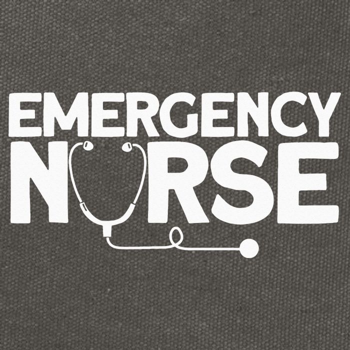 Emergency Nurse - Humorous Nursing Nurse Cotton Canvas Backpack
