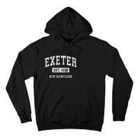 Exeter New Hampshire Nh Vintage Sports Established Tall Hoodie