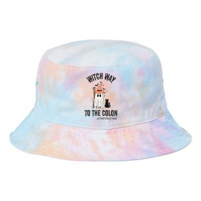 Endo Nurse Halloween Gastrointestinal Nurse Ghost Endoscopy Tie Dye Newport Bucket Hat