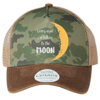 Every Night I’M Talking To The Moon Aesthetic Space Legacy Tie Dye Trucker Hat