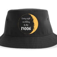 Every Night I’M Talking To The Moon Aesthetic Space Sustainable Bucket Hat