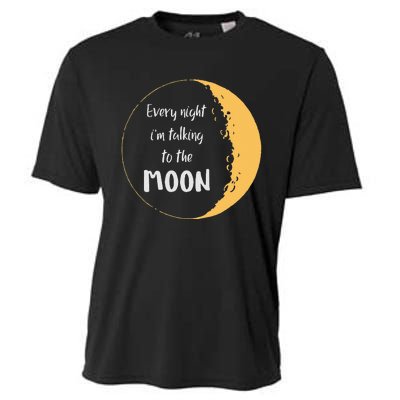 Every Night I’m Talking To The Moon Aesthetic Space Cooling Performance Crew T-Shirt