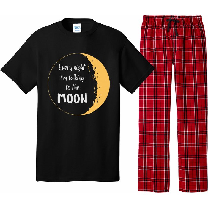 Every Night I’m Talking To The Moon Aesthetic Space Pajama Set