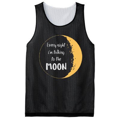 Every Night I’m Talking To The Moon Aesthetic Space Mesh Reversible Basketball Jersey Tank