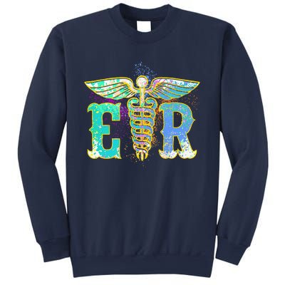 ER Nurse Illustration Design Emergency Nurses Day Sweatshirt