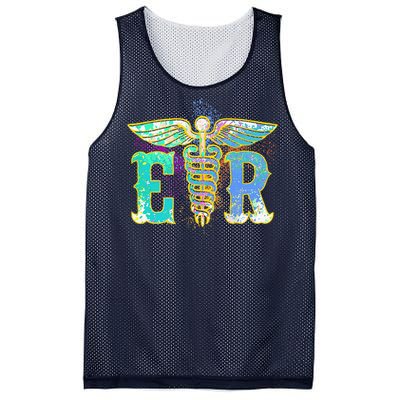 ER Nurse Illustration Design Emergency Nurses Day Mesh Reversible Basketball Jersey Tank