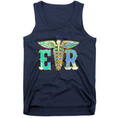 ER Nurse Illustration Design Emergency Nurses Day Tank Top