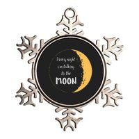 Every Night I’m Talking To The Moon Aesthetic Space Metallic Star Ornament