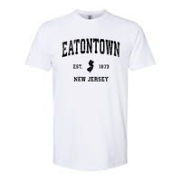 Eatontown New Jersey Nj Vintage Established Athletic Sports Design Softstyle CVC T-Shirt