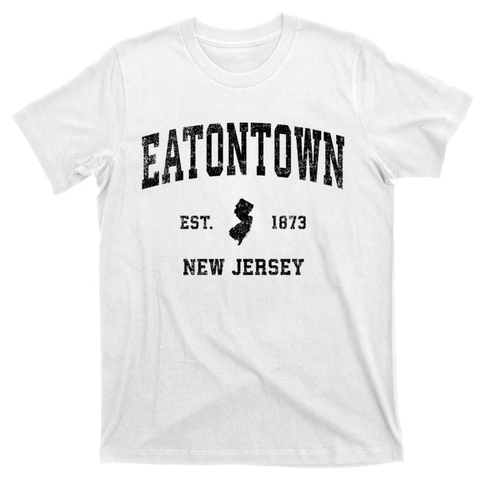 Eatontown New Jersey Nj Vintage Established Athletic Sports Design T-Shirt