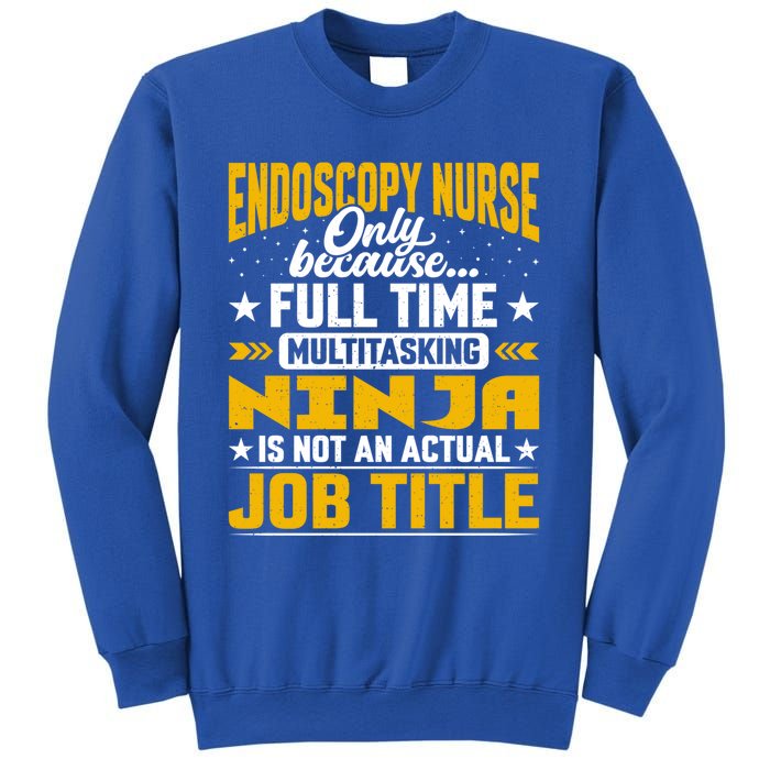 Endoscopy Nurse Job Title Funny Endoscopy Caregiver Gift Sweatshirt