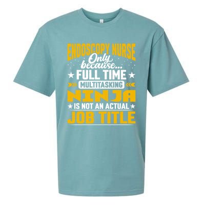 Endoscopy Nurse Job Title Funny Endoscopy Caregiver Gift Sueded Cloud Jersey T-Shirt